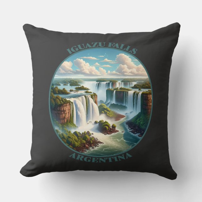 Iguazu Falls Argentina Cushion (Front)