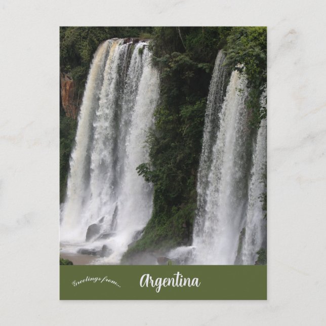 Iguazu Falls Argentina  Postcard (Front)