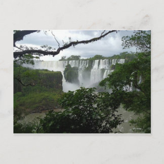 Iguazu Falls Argentina Postcard