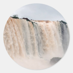 Iguazu Falls Brazil / Argentina Classic Round Sticker