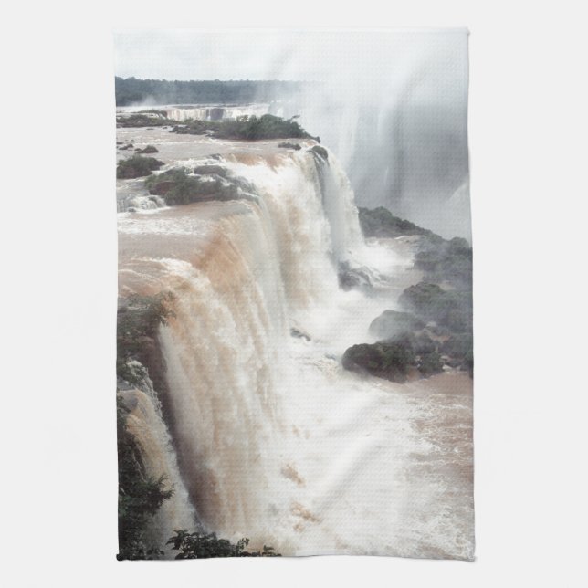iguazu falls Brazill Tea Towel (Vertical)