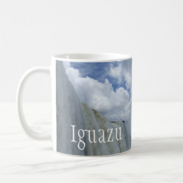 Iguazu Falls, Iguazu River, Argentina, Brazil Two- Coffee Mug (Left)