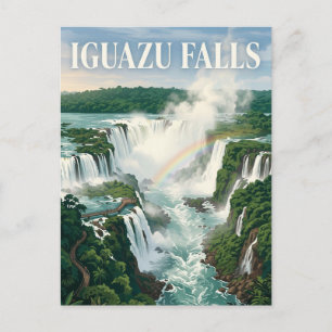 Iguazú Falls Postcard