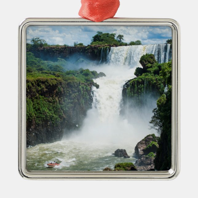 Iguazu Falls Surround By Jungle Metal Tree Decoration (Front)