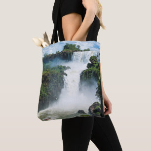 Iguazu Falls Surround By Jungle Tote Bag