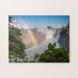 Iguazú Waterfalls With Rainbow, Argentina Jigsaw Puzzle