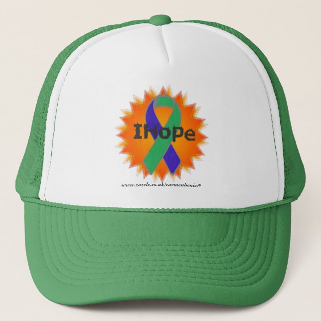 IH Fire Ribbon Green Cap * IH * (Front)