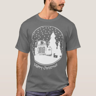 IH Loadclassic old American big rig truck Christma T-Shirt