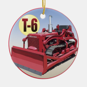 IH T-6 Crawler Ceramic Tree Decoration
