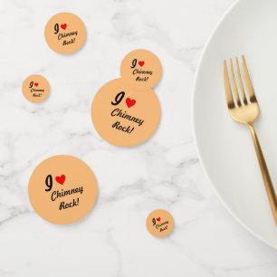 IHEART Chimney Rock Confetti