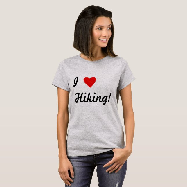 IHEART Hiking T-Shirt (Front Full)