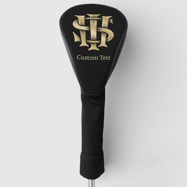 IHS Christogram Golf Head Cover (Front)