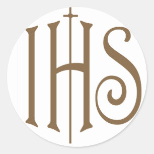 IHS CLASSIC ROUND STICKER