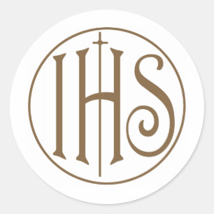 IHS CLASSIC ROUND STICKER