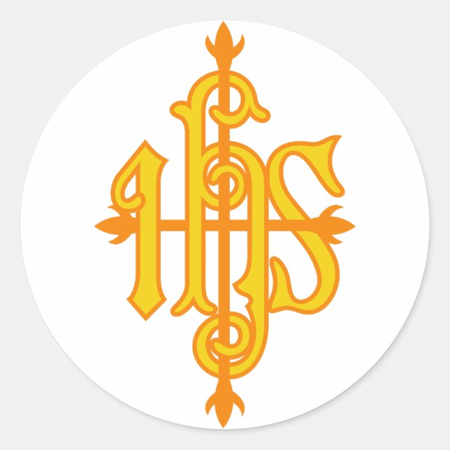 IHS Embellishment Classic Round Sticker (Front)