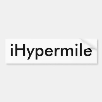 iHypermile Bumper Sticker