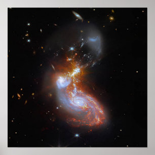 II ZW 96   Merging Galaxies   JWST Poster