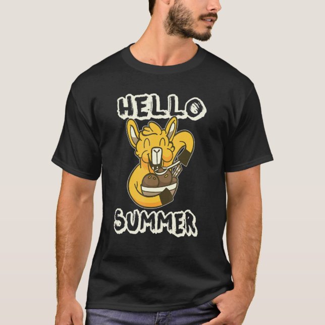 Iice Cream Hello Summer T-Shirt (Front)