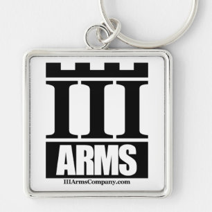 III Arms - large keychain ring