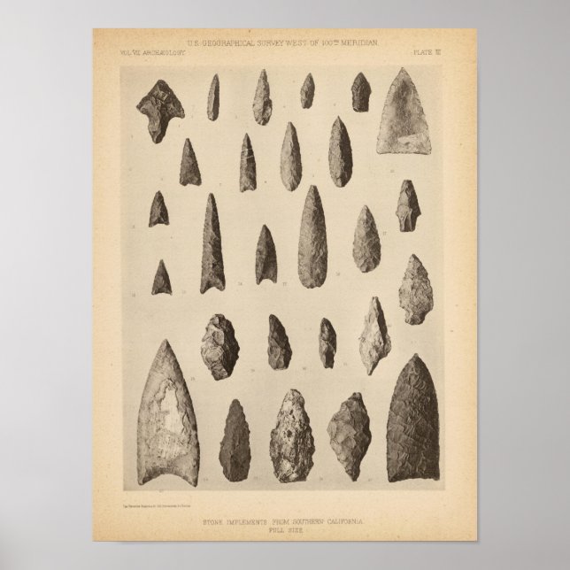 III Stone implements, So California Poster (Front)