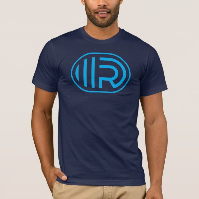 IIIRD Classic Oval (Light Blue Logo) T-Shirt (Front)