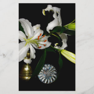 Iirsh Design -Brass and Flower Collection Stationery