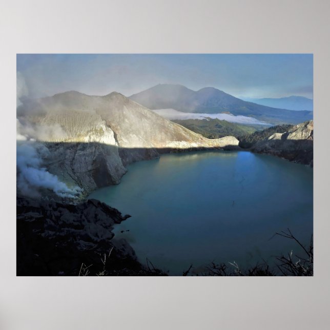 Ijen Crater Poster (Front)