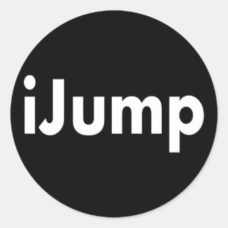iJump Classic Round Sticker