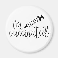 Ik ben gevaccineerd. coronavaccin, coronavirus.