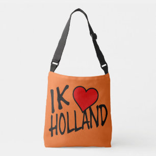 Ik Heart Holland bk on or cbbcnt Crossbody Bag