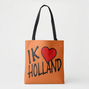 Ik Heart Holland bk on or stcnt Tote Bag