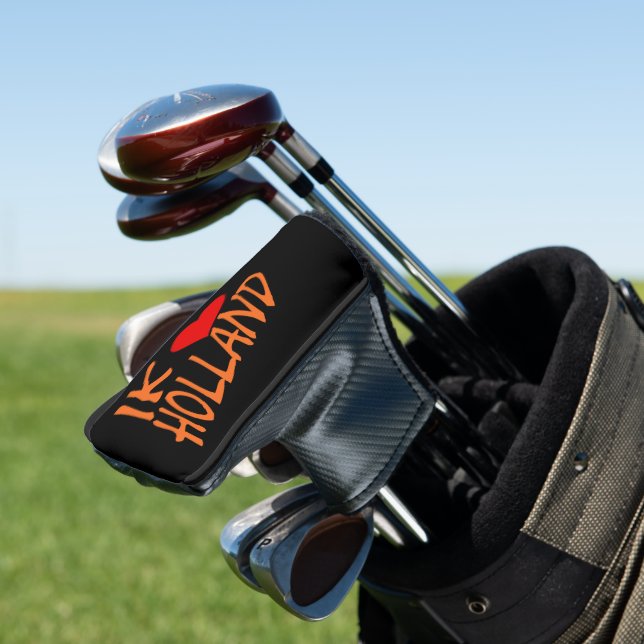 Ik Heart Holland or on bk pct Golf Head Cover (In Situ)
