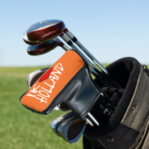 Ik Heart Holland wt on or pccnt Golf Head Cover
