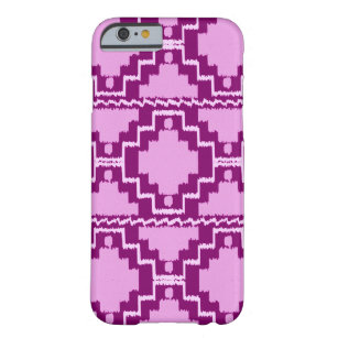 Ikat Aztec Pattern - Amethyst Purple and Violet Barely There iPhone 6 Case