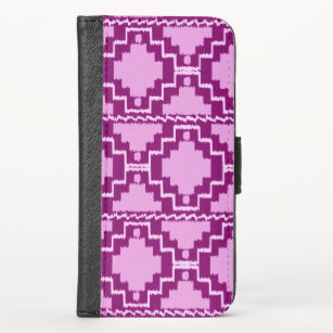 Ikat Aztec Pattern - Amethyst Purple and Violet Case