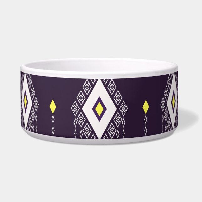 Ikat Chandelier Pattern: Vintage Textile Design (Front)