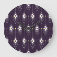 Ikat Chandelier Pattern: Vintage Textile Design