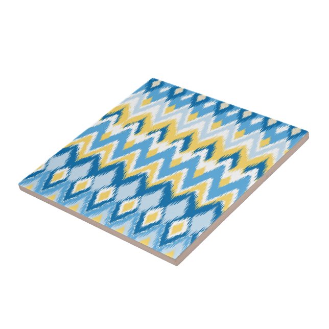 Ikat Design #5 @ Emporio Moffa Tile (Side)