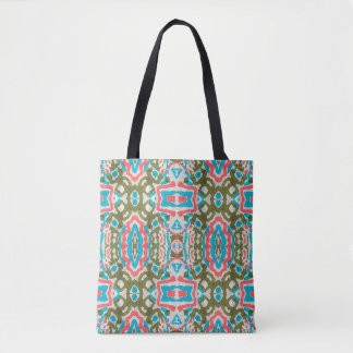 Ikat Ethnic Abstract Pattern. Shaman Pattern. Peni Tote Bag