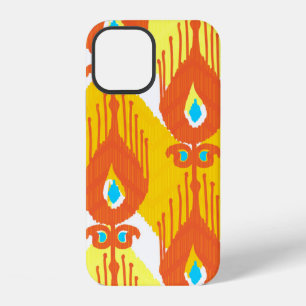 Ikat fabric pattern iPhone 12 case