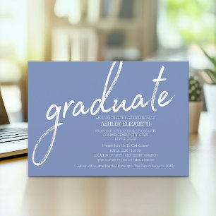 Ikat Modern Graduation Announcement Invite