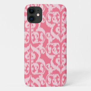 Ikat Moorish Damask - shades of coral pink Case-Mate iPhone Case