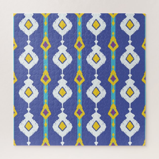 Ikat, seamless ethnic pattern. jigsaw puzzle (Vertical)