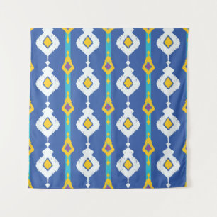 Ikat seamless pattern tapestry