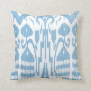 Ikat Square, Sky Cushion