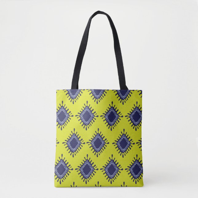 Ikat Tribal: Stylish Modern Pattern. Tote Bag (Front)