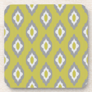 Ikat vintage pattern coaster