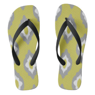 Ikat vintage pattern jandals