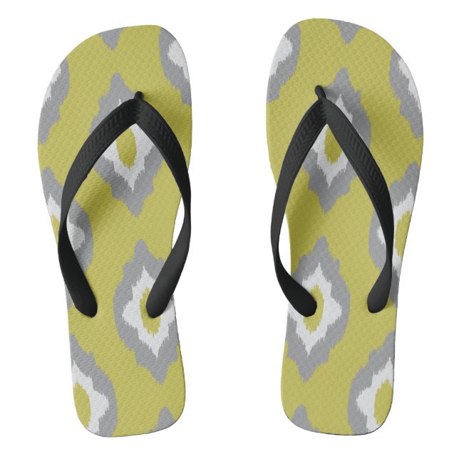 Ikat vintage pattern jandals (Footbed)