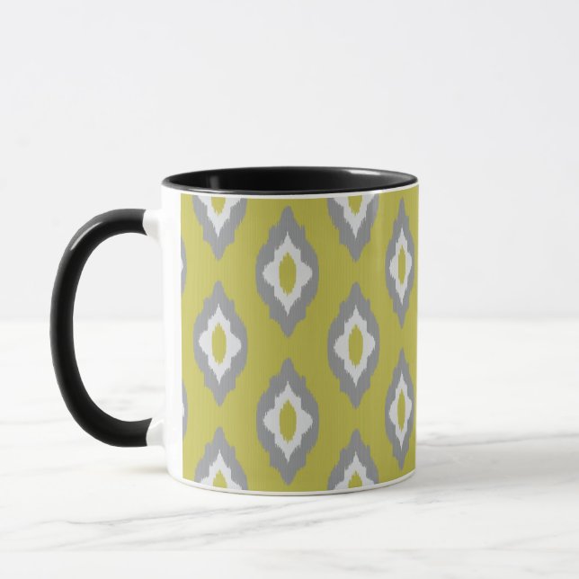 Ikat vintage pattern mug (Left)
